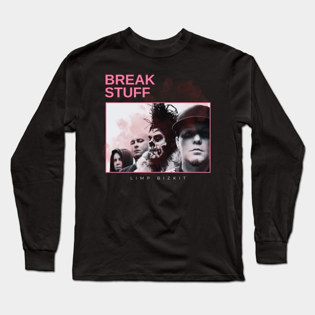 break stuff - vintage minimalism Long Sleeve T-Shirt by sagitaerniart